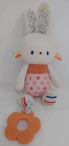 Gund Tinkle Krinkle coniglietto coniglio bambino peluche dentiera sonaglio giocattolo pois morbidi - Foto 1 di 8