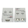 Printer Scanner Sharing Switch Hub Splitter Adapter Box 2 Port To USB 2.0 New