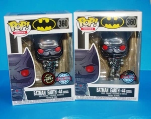 Funko Pop! BUNDLE Batman Earth -44 CHASE + Reg #360 MIB +Protectors - Imagen 1 de 6