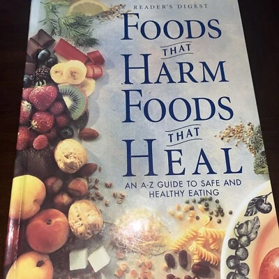 Reader's Digest Foods That Harm Foods That Heal 1997 HC Health Natural Medicine Foto 1 de 4