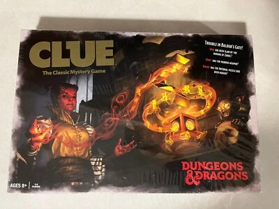 Clue Dungeons & Dragons Classic Mystery Board Game Hasbro / Sealed & New Nice! - Image 1 of 4
