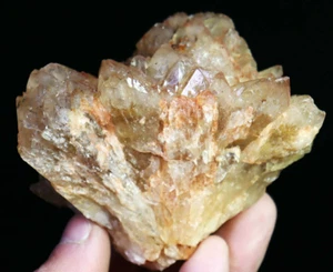 349g natürliche schöne Citrinquarz Kristall Cluster PUNKT Mineralprobe - Bild 1 von 11