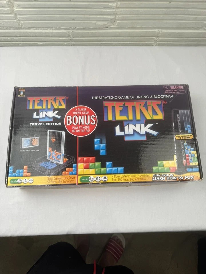 2011 Tetris Link w/ Bonus Travel Edition Techno Source Complete.. Box Has Damage - Image 1 of 4