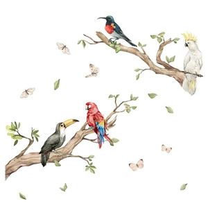 Wandtattoo Tukan Wandsticker für Kinderzimmer Vögel Wandaufkleber Deko DL806 - Bild 1 von 6