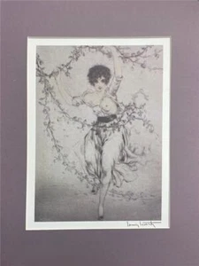 Louis Icart Spring 2 Four Season Suite Pink Matted Plate Signed Nude Women Art - Picture 1 of 1