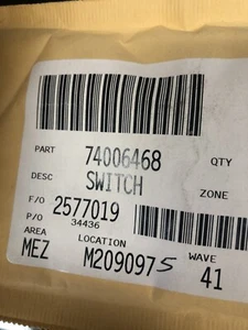 Interruptor basculante horno Maytag OEM pieza original # 74006468 #h7e - Imagen 1 de 1