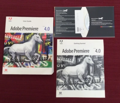 VTG 1994 Adobe Premiere 4.0 for MAC • CD-ROM, User Guide, Getting Started Guide - Image 1 of 4