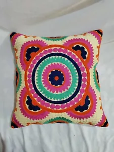 Off White Cushion Cover, Decorative Cushion Cover, handmade cushion cover - Picture 1 of 2