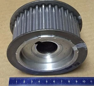 Pulley Large Timing Pulley from Fanuc Tapered Shaft Motor  - Picture 1 of 4