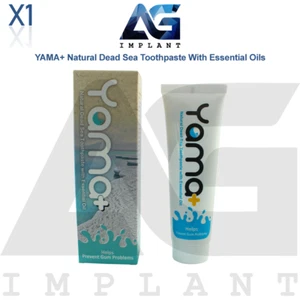 YAMA+ Ingredientes Naturales Pasta de Dientes de Agua del Mar Muerto con Aceites Esenciales Como Nueva - Imagen 1 de 5