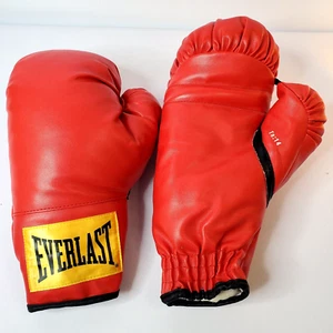Everlast Boxing Gloves Red Elastic 14oz - Picture 1 of 6