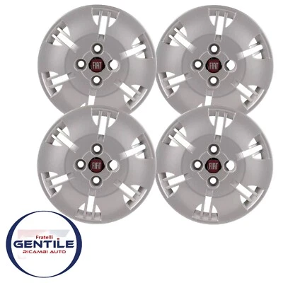 Fiat Panda 169 Hubcap Wheel 13 Hubcap Rim Cover Wheel Red 4PZ Foto 1 de 4