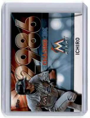 2016 Topps Update Chasing 3000 Ichiro Suzuki Seattle Mariners #3000-56 - Image 1 of 2