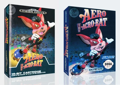 Aero The Acrobat 1 Sega Megadrive Genesis Art Case Insert For Box