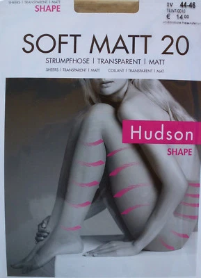 HUDSON SOFT MATT 20den SHAPE Feinstrumpfhosen transparent 36-46 Strumpfhose  - Bild 1 von 2
