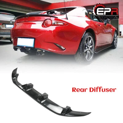 适用于马自达 MX5 ND5RC Miata Roadster FA 风格 FRP 自动后保险杠扩散器唇 — 第 1/4 张图片