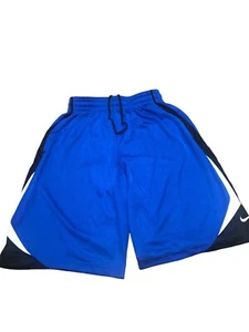 Nike Shorts Boys size M Blue Elastic Waist Drawstring Activewear Youth - Picture 1 of 8