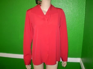 NUEVO NUEVO CON ETIQUETAS JACLYN SMITH CAMISA TOP VESTIDO TRAJE BLUSA ROJO 6 - Imagen 1 de 1