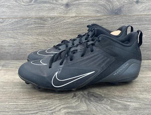 Nike Alpha Huarache 8Varsity Lax Lacrosse Cleat Men's Size 12.5 Black CZ6558-011 - Picture 1 of 12