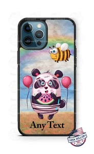 Panda Bear Animae Fun Watermelon Animal Personalized Phone Case Cover Cute Gift - Picture 1 of 10