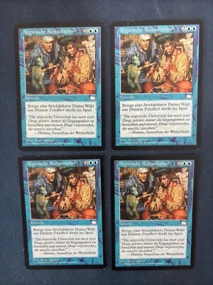 MTG 4X GERMAN WEATHERLIGHT ARGIVIAN RESTORATION MAGIC THE GATHERING UNCOMMON - Image 1 of 4
