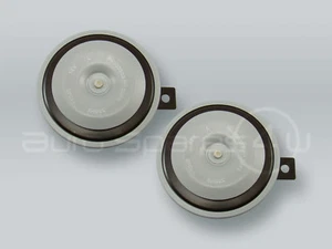 PAR de cuernos compactos eléctricos universales fuertes SRL 12V 110 dB - Imagen 1 de 3