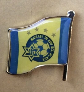 🇮🇱 FC Maccabi Tel Aviv Israel Football Pin Badge. New!!! Original !!! - Picture 1 of 4