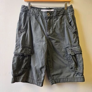 American Eagle Outfitters Mens 30 Long Cargo Shorts Longer Length Ripstop Cotton - Picture 1 of 9