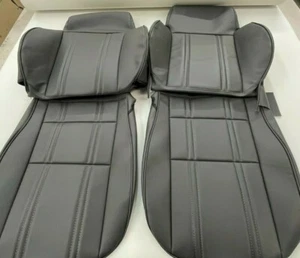 1986-1995 Suzuki Samurai Seat Covers (Front Only) DK Grey Color Original Fit - Bild 1 von 3