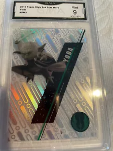 YODA 2016 STAR WARS HIGH TEK # SW3 GRADED 9 L@@@K - Picture 1 of 2