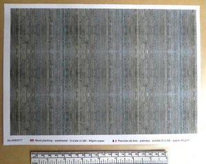 Carta Tavole Da Legno - per O Calibro - Scala 1: 48-feuille A4 (297 x 210mm) - Picture 1 of 6