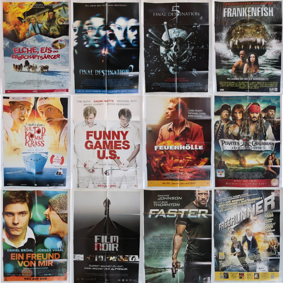 Original Filmposter Filmplakat Sammlung Konvolut Anfangsbuchstabe F zur Auswahl - Bild 1 von 1