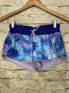 Ivivva Kids Underwater Paradise Board Reversible Shorts Purple Lululemon Sz 12 - Picture 1 of 8