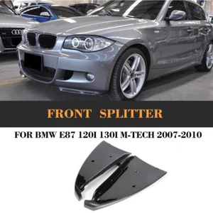 Carbon Fiber Front Bumper Spoiler Splitter Flap for BMW E87 M-Tech M-Sport 07-10 - Bild 1 von 6