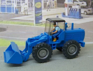 Hanomag D38 Radlader  blau  ( selten ?? )        Wiking Nr : ohne - Bild 1 von 2