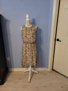 Cato Größe S Kleid Damen Mehrfarbig Ärmellos Hi-Lo - Bild 1 von 7