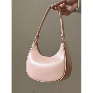 Borsa a mano rosa in pelle borsa minimalista - Foto 1 di 5
