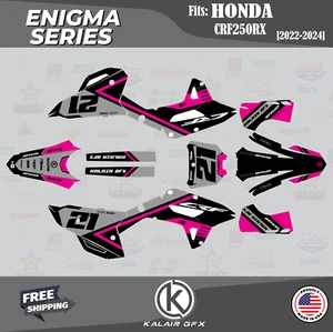 Kit Gráficos para Honda CRF250RX CRF 250RX (2022-2024) Enigma - MAGENTA - Imagen 1 de 6