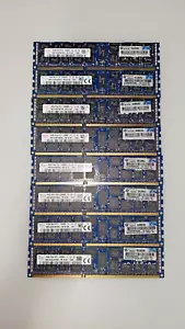 LOT OF 8X 16GB SK HYNIX HMT42GR7MFR4C-PB PC3-12800R SERVER MEMORY RAM - Picture 1 of 3