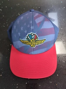 Indianapolis Motor Speedway Hat American Flag Officially Licensed Clean Hat - Picture 1 of 4