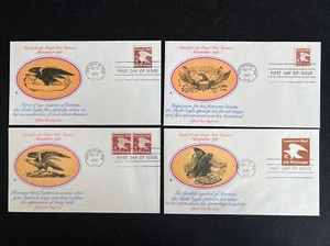 1946-48,U594 C-Rate (Set of 4) FDC Fleetwood Oct 11 1981 Memphis TN - Picture 1 of 2