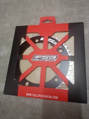 FSA TT Time Trial 42t Chain Ring Cycling 5 Bolts 130 mm 368-0142A Black CNC - Image 1 of 4