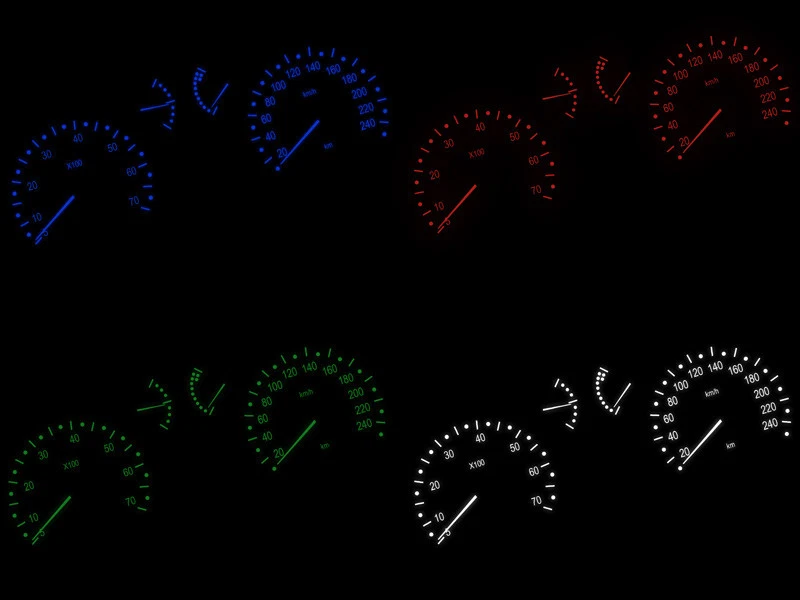 Kit de iluminación LED blanca para cuadro de Renault Clio 2, Megane - Imagen 1 de 1