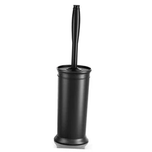 Toilet Brush, Toilet Bowl Brush with Extra Long Handle Durable Bristles Black - Picture 1 of 7