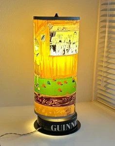 Vintage Guinness Snooker & Billard Themenlampe drehbarer Lampenschirm - funktioniert - Bild 1 von 8