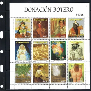 'BOTERO FERNANDO'- MALER.- SPENDE MUSEUM MEDELLIN- KOLUMBIEN S/BOGEN 2001 - Bild 1 von 2