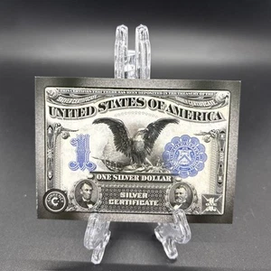 Moneda Cardsmith Serie 4 “1899” $1 Certificado Plata “Águila Negra” A00814 - Imagen 1 de 2