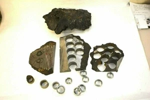 Genuine Meteorite Rings Blanks Finished or Unfinished A Piece of Heaven - Picture 1 of 52