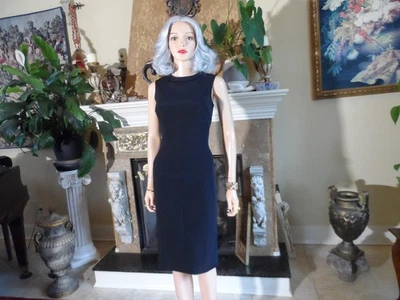 Dolce & Gabbana Black Sheath Dress w/Grosgrain Detail Size IT 42- US 6 - Image 1 of 4