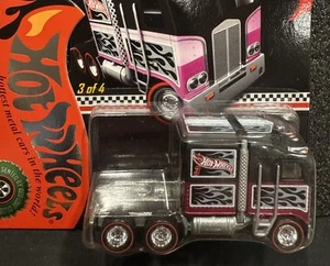 Hot Wheels THUNDER ROLLER 2013 Collectors Edition Black/Pink K-Mart Mail In - Picture 1 of 4